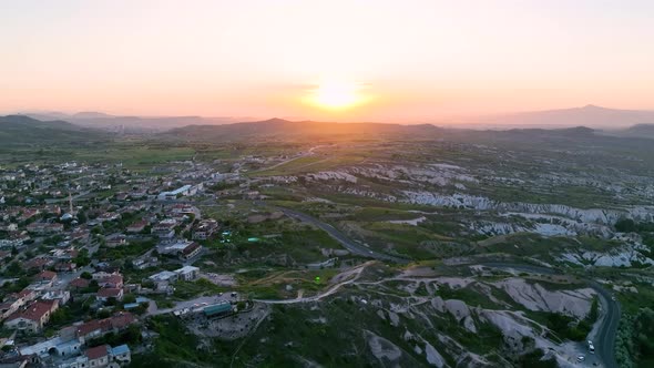 Cappadocia aerial view 4 K Awesome Background alt