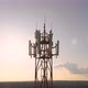 Aerial View Around of the Cellular Telecom Tower - VideoHive Item for Sale