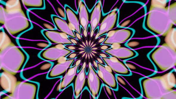 Multicolored kaleidoscope abstract background