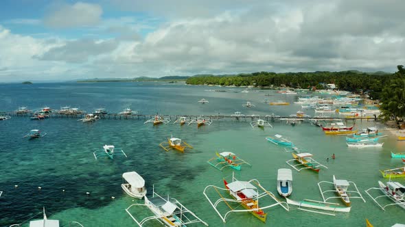 Tourist Boats on the Beach alt
