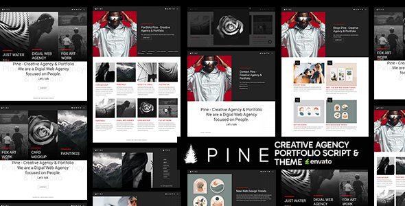 Pine – Creative Agency & Portfolio Script Theme
