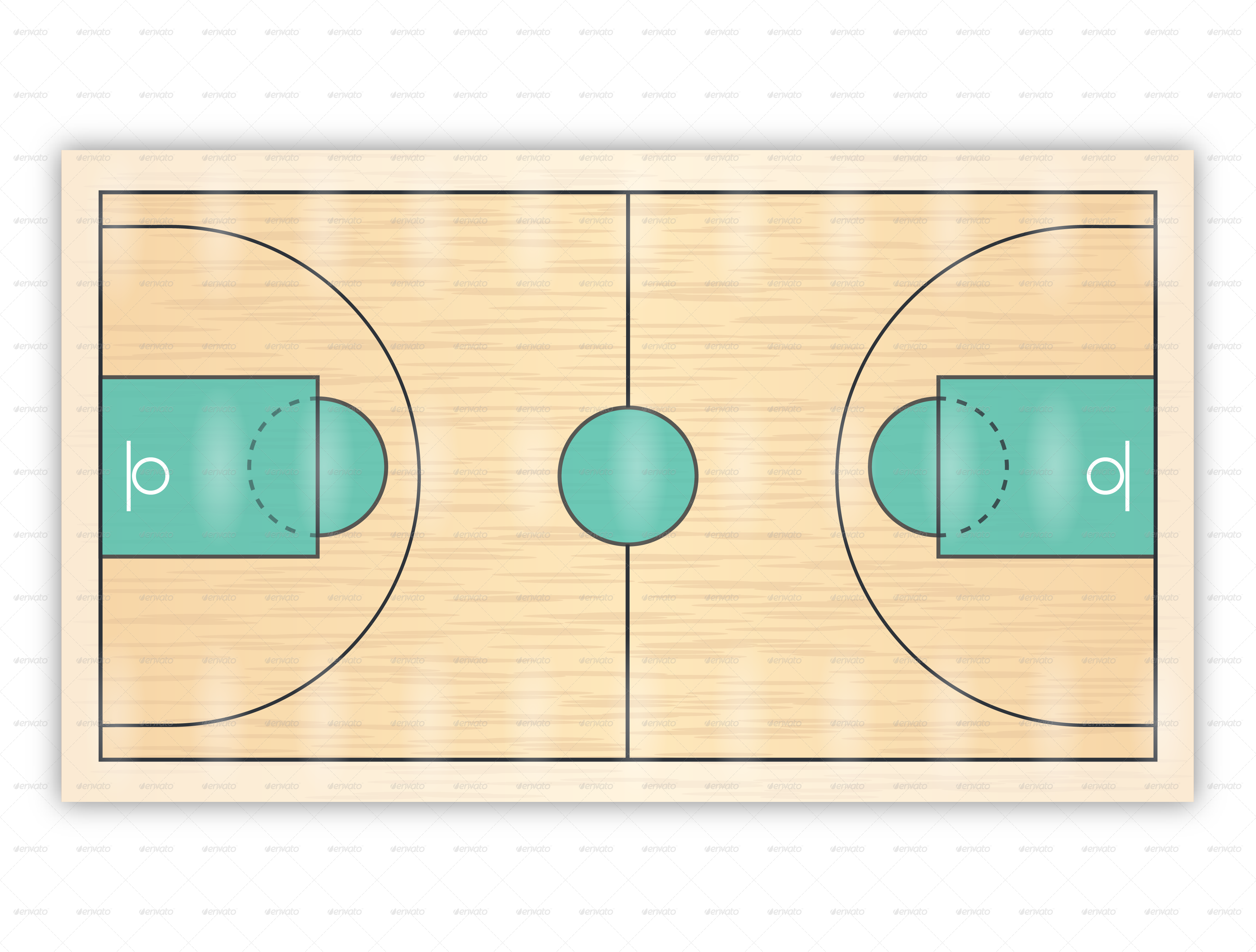 Basketball Court by dsm-webdesigner | GraphicRiver