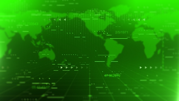 World Map News Background Green alt