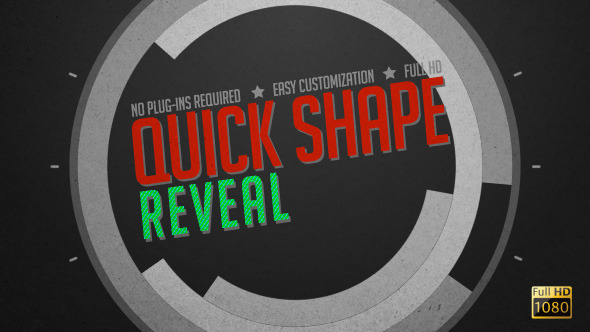 Quick Shape Reveal - VideoHive 5577421
