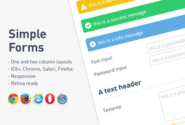 Simple Forms - CodeCanyon 5632166