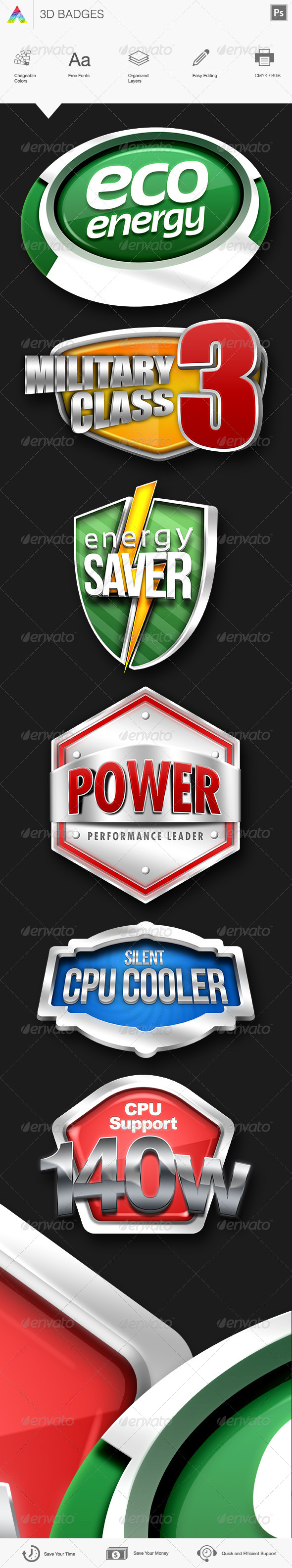 Badges - Badges & Stickers Web Elements