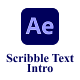 Scribble Text Intro - VideoHive Item for Sale