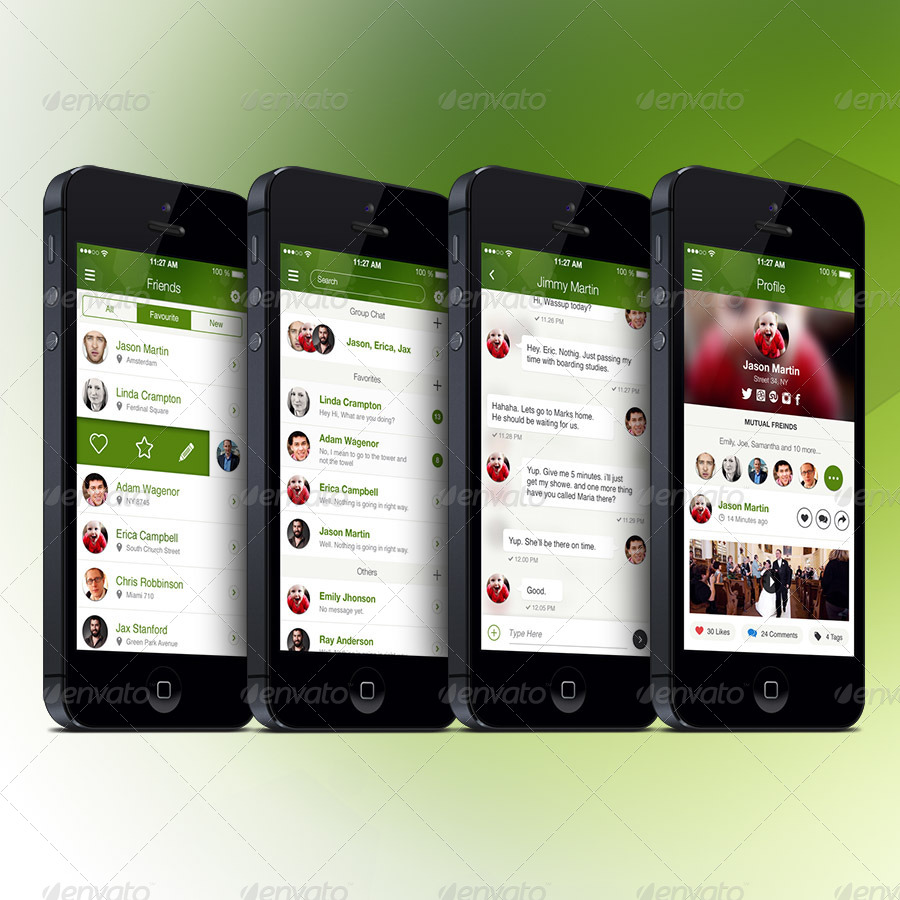 Sparky - Flat Mobile Ui Elements, Web Elements | GraphicRiver