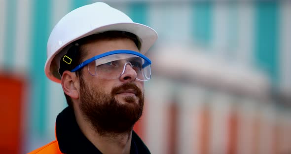 Engineer Man Looking alt