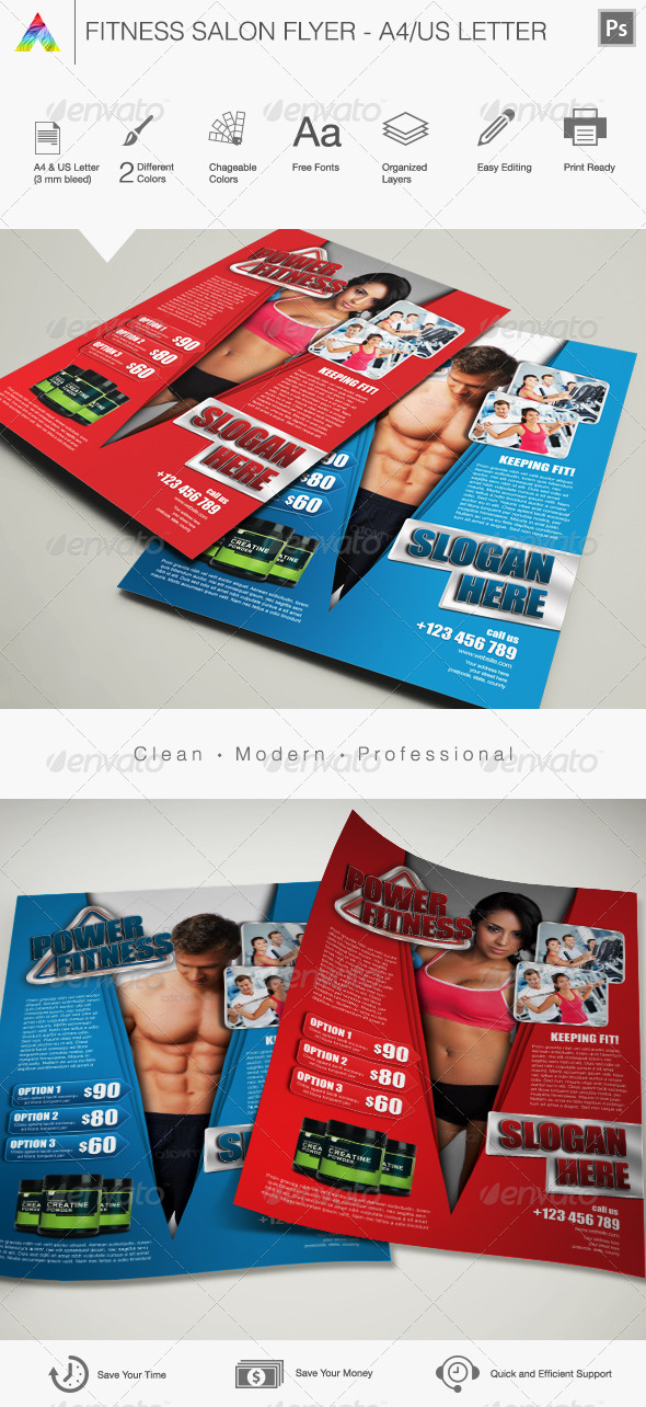 Fitness Flyer - Print Templates