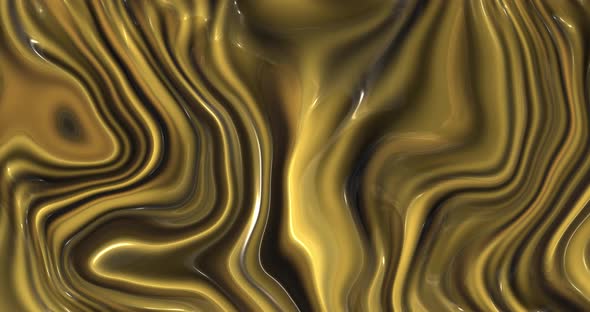 Abstract gold yellow background animation. Liquid yellow background. alt