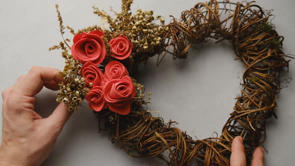 DIY Flower Arrangement Spring Home Decoration alt