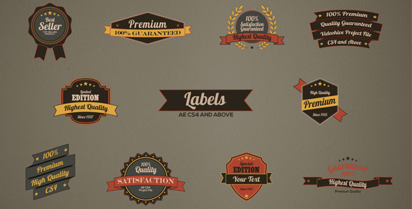 Labels - VideoHive 5650900