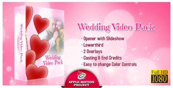 Wedding Video Pack - Apple Motion