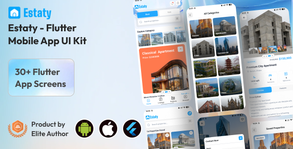 Estaty - Real Estate Flutter App UI Kit