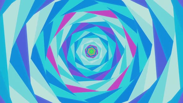 Rotating Hexagon Wormhole Title Intro Animation With Greenscreen Motion Graphics Background