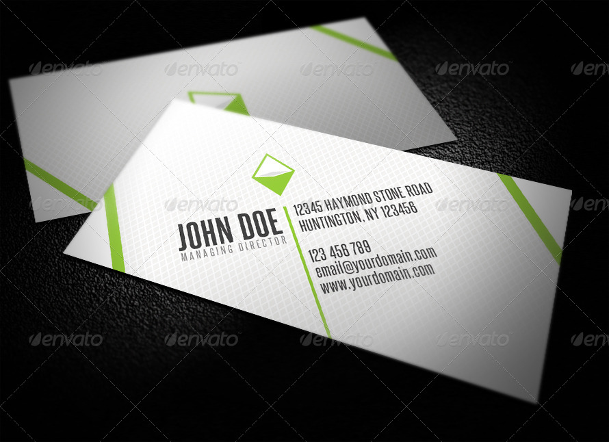 Diagonal Business Card, Print Templates | GraphicRiver