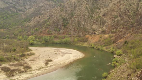 Aerial View Of Arda River alt