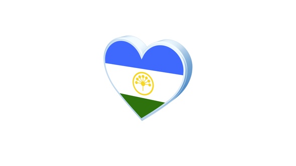 Bashkortostan Flag Heart Shape alt