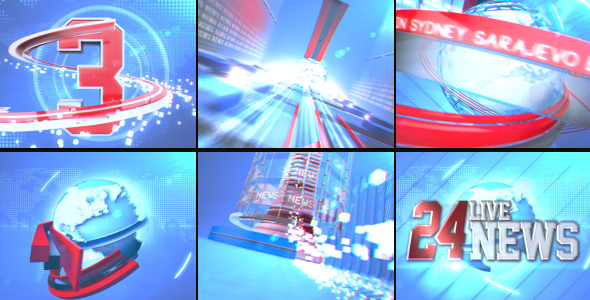 24 Live News Broadcast Pack, After Effects Project Files | VideoHive