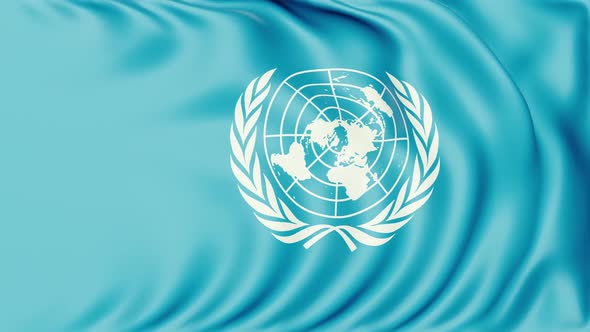 4K Seamlessly Looping United Nations Flag Series E alt