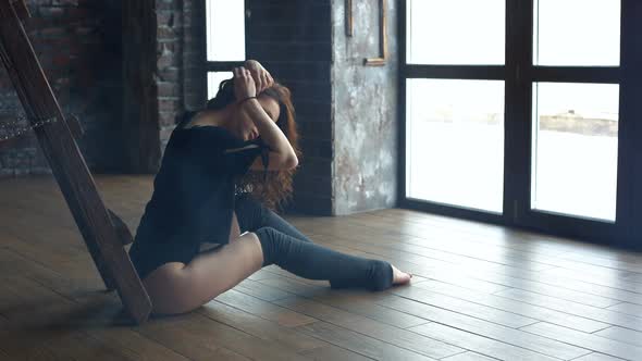Woman in Ballet Leotard alt