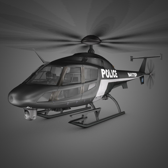 Police Helicopter - 3Docean 5670934