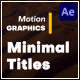 Minimal Titles Animation X - VideoHive Item for Sale