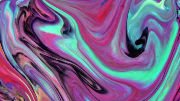 Abstract Vivid Colours  Psychedelic Paint Spreading Texture  80 alt