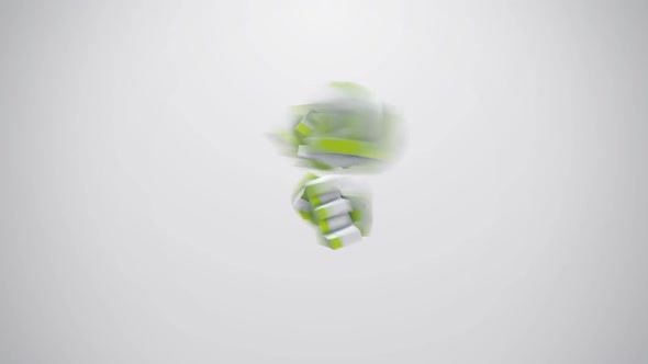 Typography and icon animation presents different areas of human activity. alt