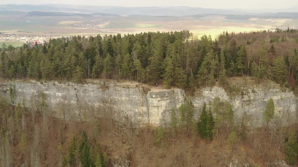 A view of the Tomasovsky vyhlad recreational zone in the Slovak Paradise National Park in Slovakia alt
