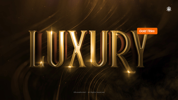 Luxury Gold Titles Titles template preview
