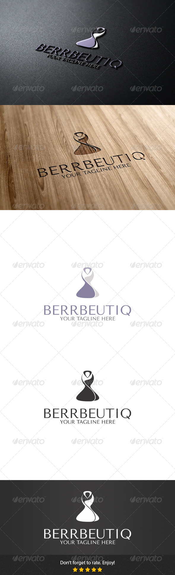 Berrbeutiq Logo - Abstract Logo Templates