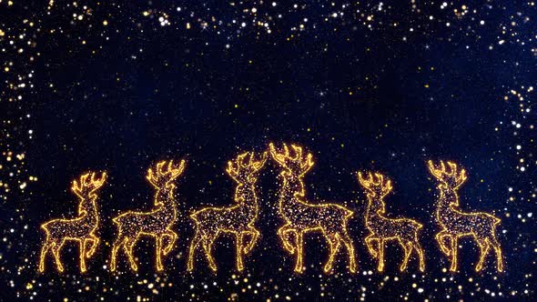 The Festive Glitter With Reindeers 03