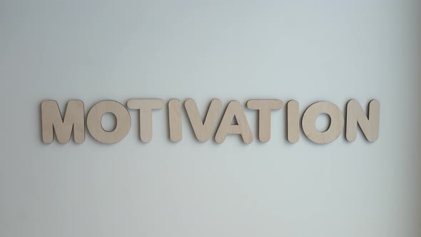 The Word Motivation Stop Motion
