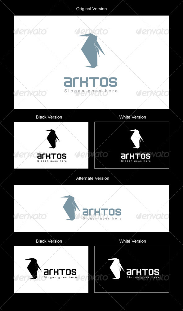 Arktos Logo Design - Animals Logo Templates