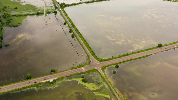 Flooded Land in Sri Lanka alt