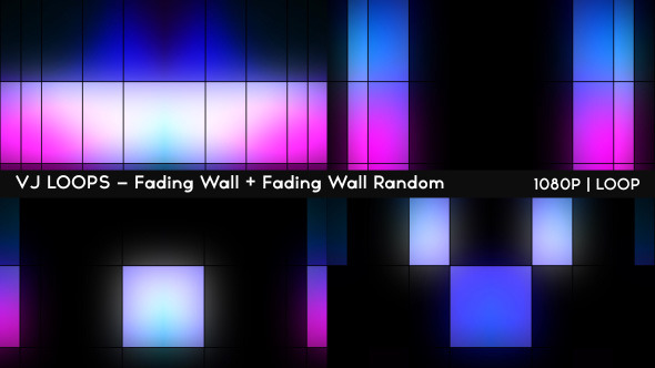 VJ Loops - Fading Wall