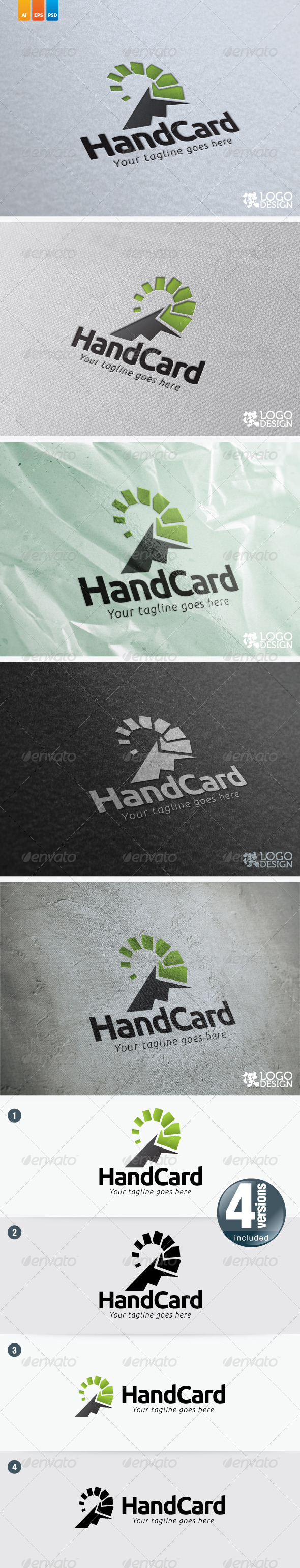 Hand Card - Humans Logo Templates