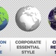 earth world rotation loop - 3 different styles - VideoHive Item for Sale