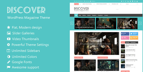 Discover - Flat - ThemeForest 5700790