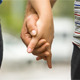 Two People Holding Hands Outside - VideoHive Item for Sale