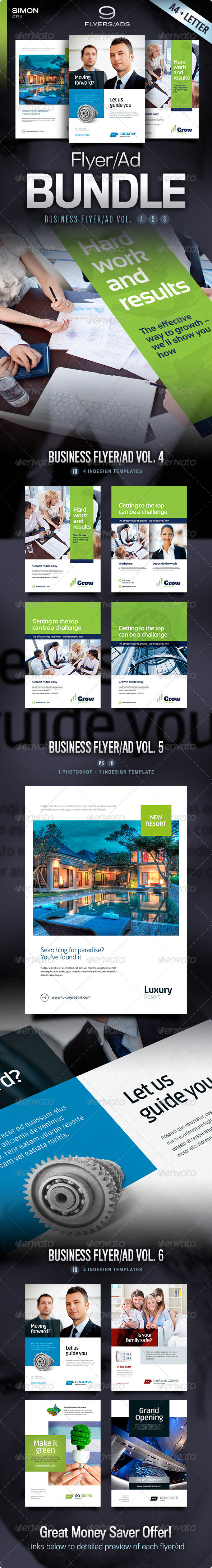 Business Flyer/Ad Bundle Vol. 4-5-6 - Corporate Flyers
