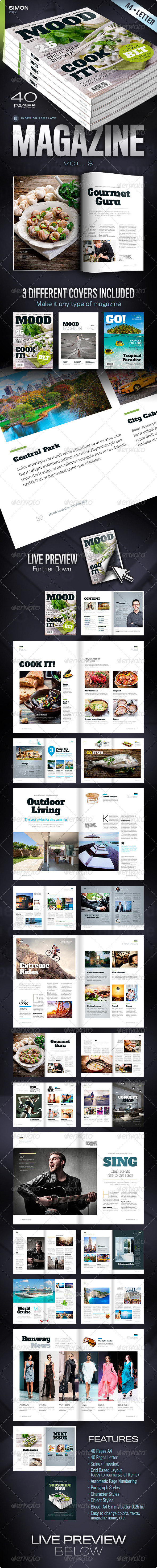 Magazine Vol. 3 - Magazines Print Templates