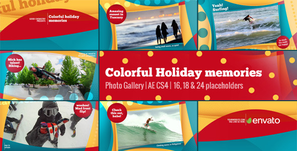 Colorful Holiday Memories - VideoHive 5706410
