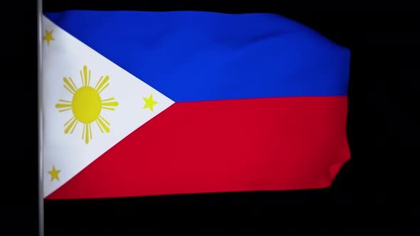 Philippines Flag Animation 4k