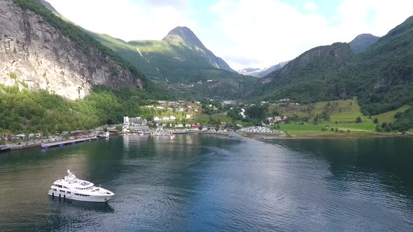 Geiranger Town Towards Center