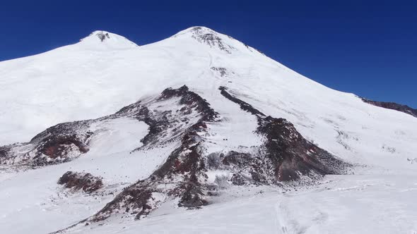 From Great Height Peaks of Mountain Elbrus