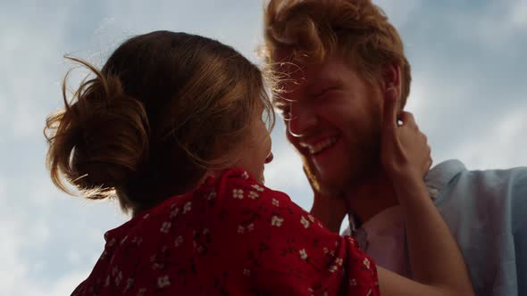 Happy Couple Dance Portrait alt