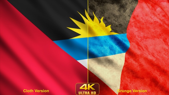 Antigua And Barbuda Flags alt